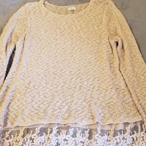 Cream sweater